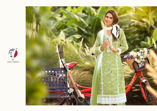 Affair Vol 2 By Anju Digital Printed Organza Designer Kurti With Bottom Dupatta Wholesale Online